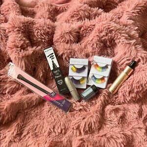 Colorful Lash Set with makeup bundle #L7